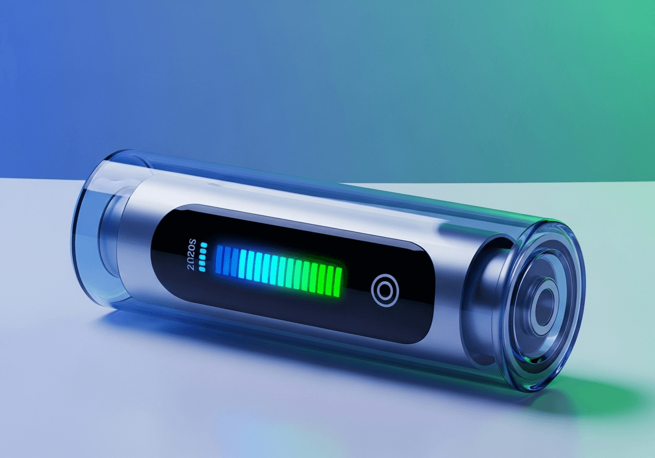 HydraIQ smart water bottle with LED hydration tracking